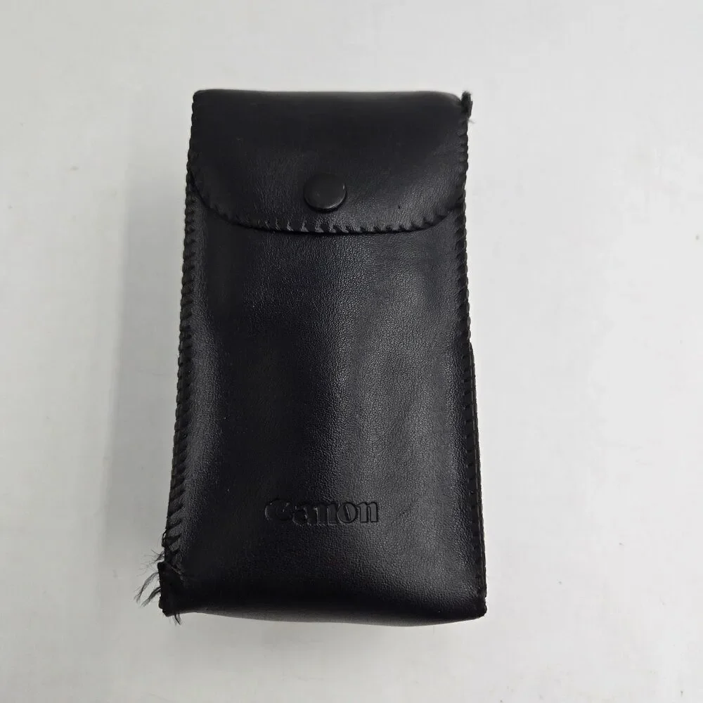 Vintage Canon Speedlite 199A Shoe Mount Camera Flash Carrying Case Manual WORKS
